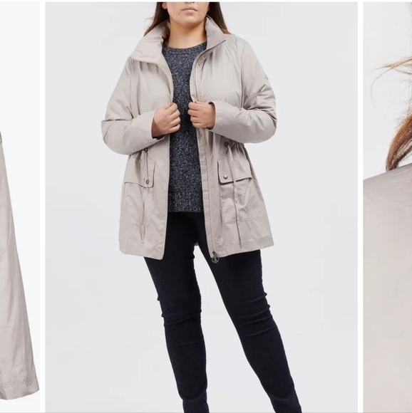 Barbour Campion water resistant jacket oyster 2X NWT - Picture 2 of 13